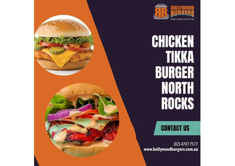 Try the Famous Chicken Tikka Burger in North Rocks