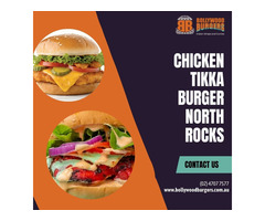 Try the Famous Chicken Tikka Burger in North Rocks