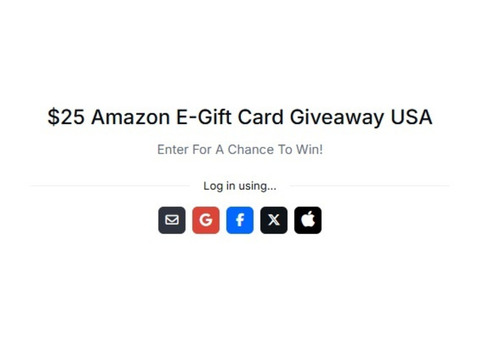 $25 Amazon E-Gift Card Drop — Enter for free in 60 Seconds!