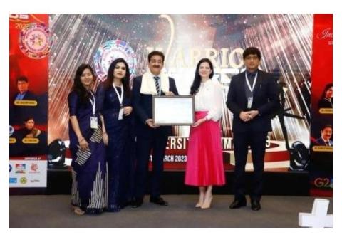 Sandeep Marwah Honoured for His Contribution to Women Empowerment