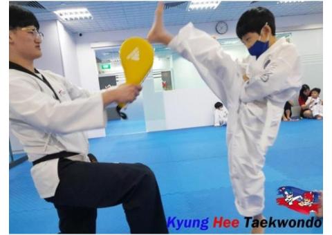 TKD students learn to take on various challenges thru firm training.