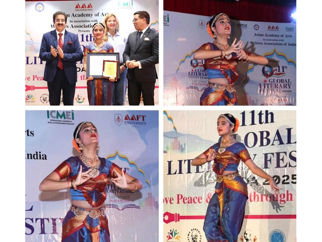 Kuchipudi Dance Recital by Drisha Trehan Mesmerizes Audience at GLFN