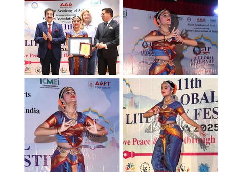 Kuchipudi Dance Recital by Drisha Trehan Mesmerizes Audience at GLFN