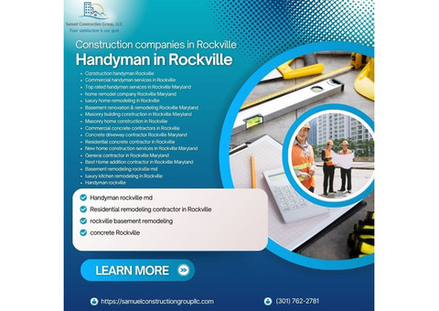 Professional Drywall Installation Services in Rockville, MD