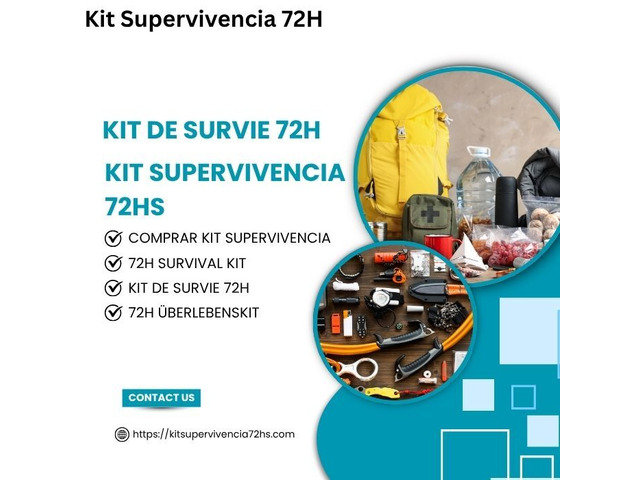 Prepárate para Todo con el Completo Kit Supervivencia 72HS