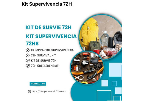 Prepárate para Todo con el Completo Kit Supervivencia 72HS