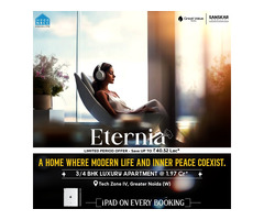 3 BHK Apartment in Techzone 4 Greater Noida - Eternia Residences