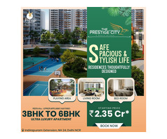 The Prestige City NH24 - 3 BHK Apartment in Indirapuram Extension