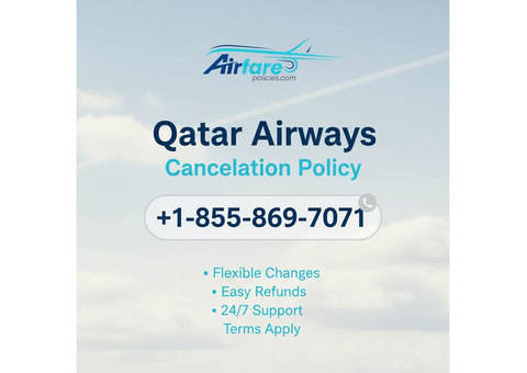 Qatar Trip Cancellation Queries? +1-855-869-7071
