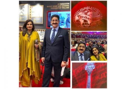 Sandeep Marwah Special Invitee at Tashkent Film Festival