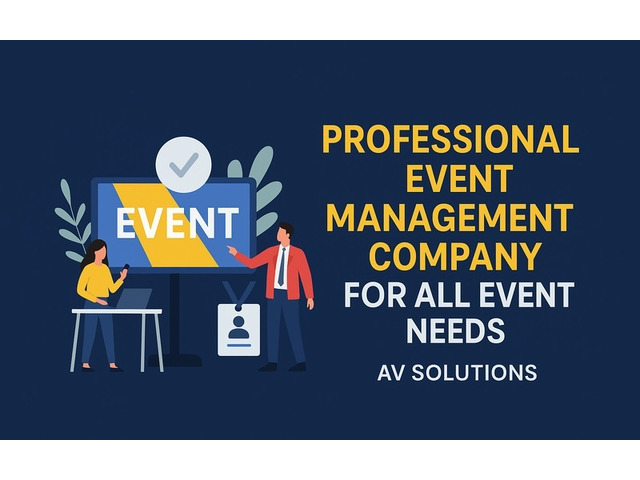 Professional Event Management Company for All Event Needs