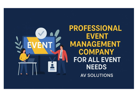 Professional Event Management Company for All Event Needs