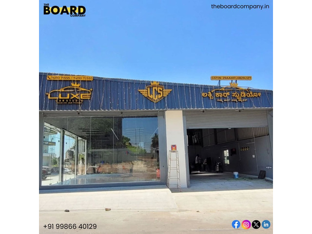 Premium Sign Boards to Elevate Your Business Identity