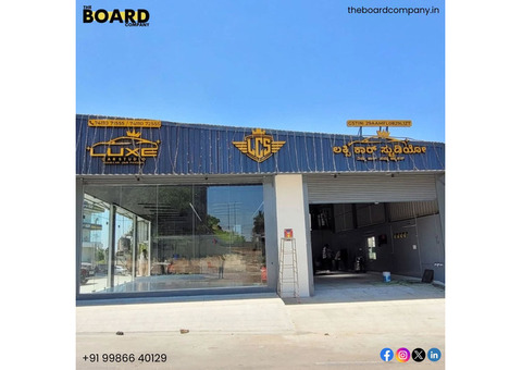 Premium Sign Boards to Elevate Your Business Identity
