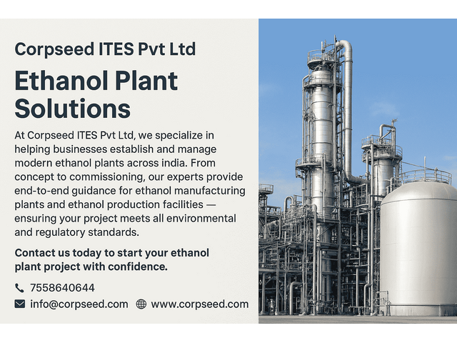 Expert Support for Ethanol Plant Setup