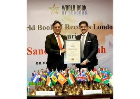 5th Time Sandeep Marwah Entered into World Book of Records London