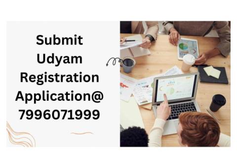 Submit Udyam Registration Application@7996071999