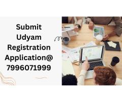 Submit Udyam Registration Application@7996071999