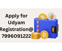 Apply for Udyam Registration@7996091222