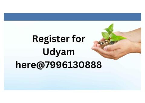 Register for Udyam here@7996130888