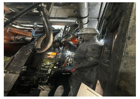 Industrial In-Site Pipe Cutting and Coating Services