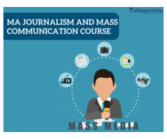 MA Journalism and Mass Communication Course