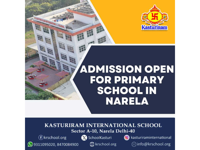 Admission Open for Primary School in Narela