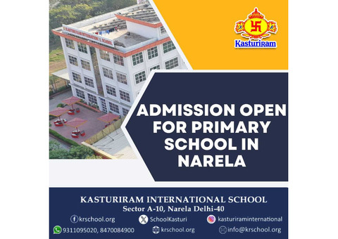 Admission Open for Primary School in Narela