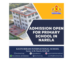 Admission Open for Primary School in Narela