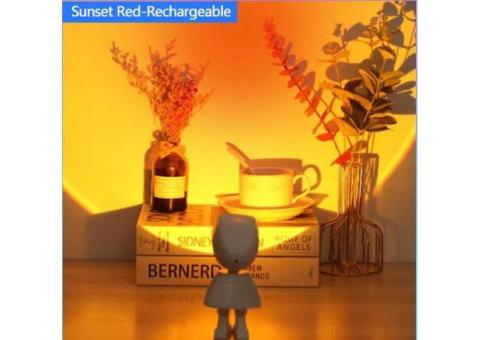 Robot Sunset Light USB Rechargeable Projector