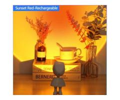 Robot Sunset Light USB Rechargeable Projector