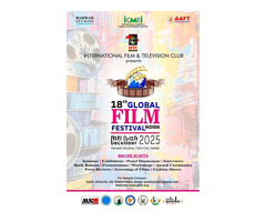 18th Global Film Festival Noida 2025 Announced for 10th to 12th Dec