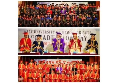 Grand Convocation of First Batch of AAFT University of Media and Arts