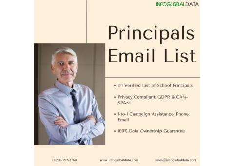 Principals Email List |100% Verified Email List of School Principals
