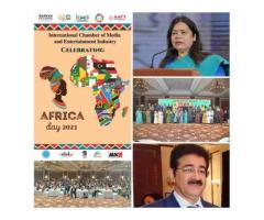 AAFT Chancellor Sandeep Marwah Special Invitee at Africa Day