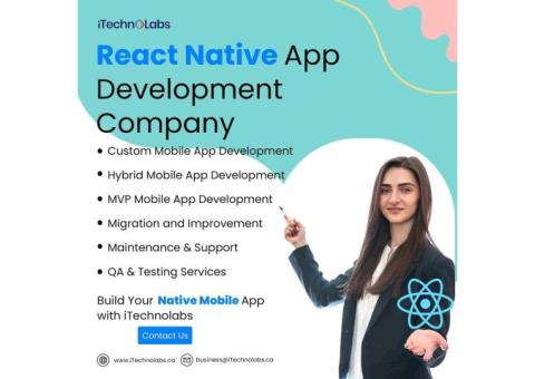 Flexible React Native App Development Company - iTechnolabs