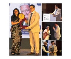 Dr. Sandeep Marwah Honoured at the 6th Education Summit, Delivers