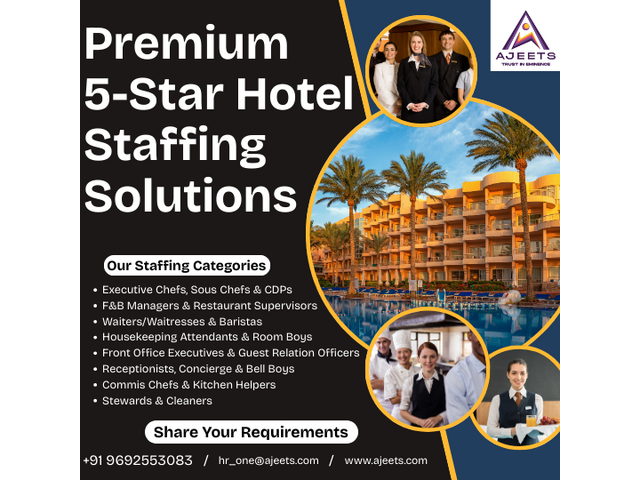 AJEETS – Premium 5-Star Hotel Staffing Solutions in the UAE