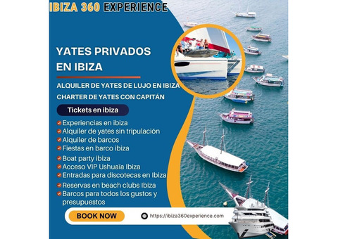 Experiencias Premium en Yates Privados en Ibiza