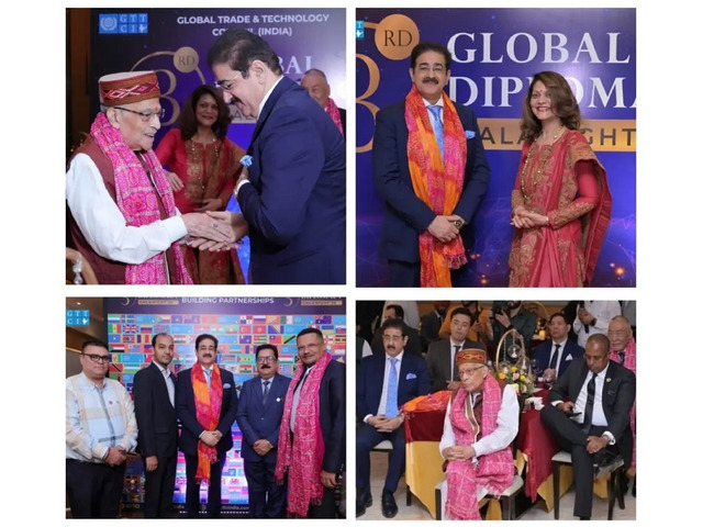 Dr. Sandeep Marwah Graces GTTCI Global Diplomacy Gala Night