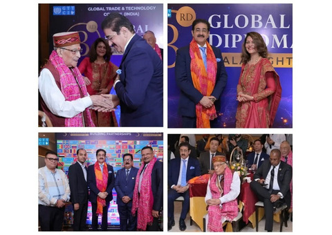 Dr. Sandeep Marwah Graces GTTCI Global Diplomacy Gala Night