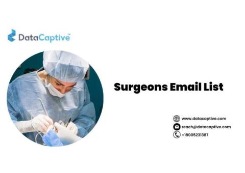 Buy Verified Surgeons Email List- Get your Free Sample Today!