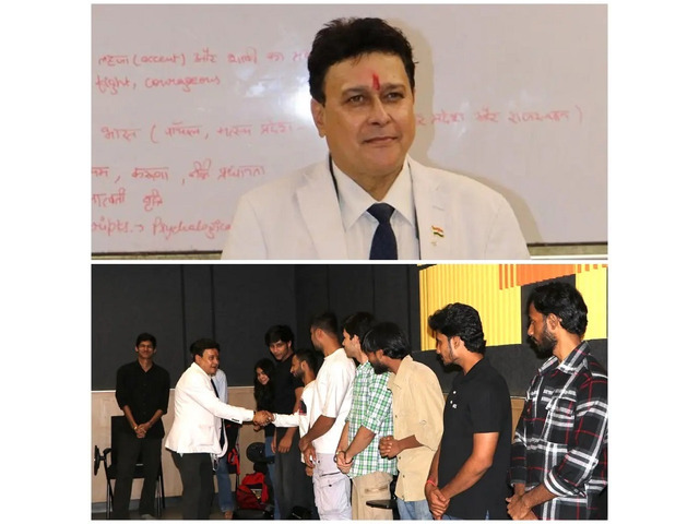 Renowned Actor Abhinav Chaturvedi Conducts Acting and Presentation