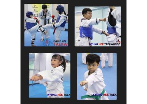 TKD kicking, punches etc. can be an outlet for stress for children