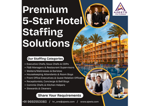 AJEETS – 5-Star Hotel Staffing Services from India for Saudi Arabia