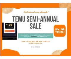 Temu Limited time sale