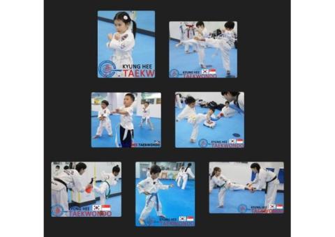 TKD teaches kids 2 repeatedly practice simple but practical movements