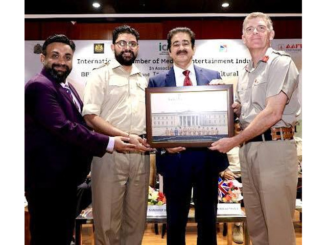 British Army Honours Dr. Sandeep Marwah for His Outstanding