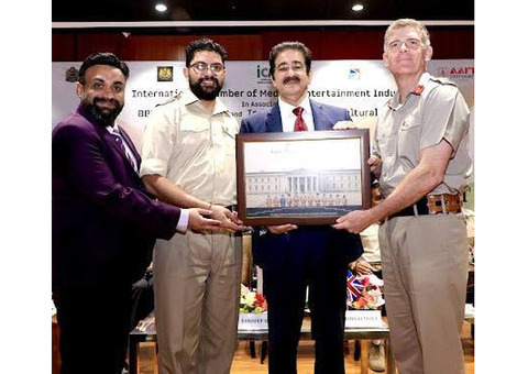British Army Honours Dr. Sandeep Marwah for His Outstanding