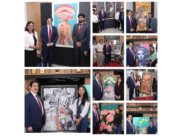 British Army Delegation Inaugurates Art Exhibition at AAFT During